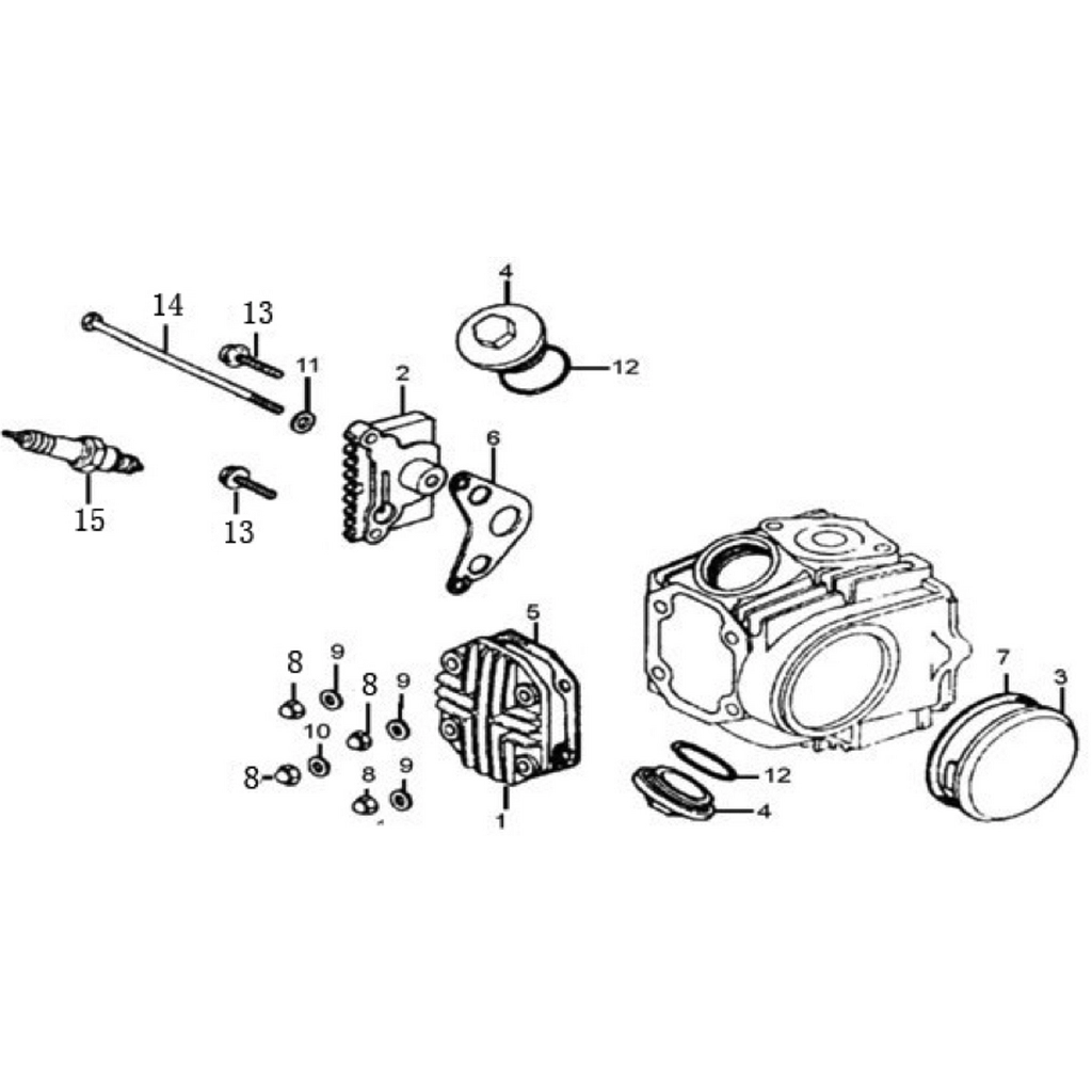 ASYA TURKCUB (ZF100-7) CONTA SUBAP SOL YAN KAPAK #AS100-TH E0207